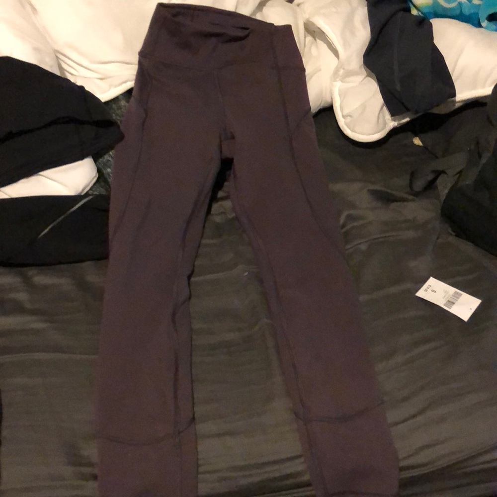 Lululemon leggings! maroon/purplish color!